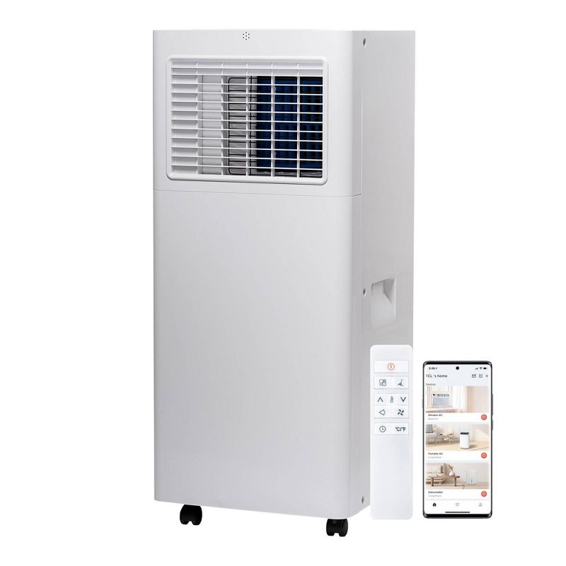 TCL 5100 BTU SACC (8,500 BTU ASHRAE) Smart Portable Air Conditioner Fan and Dehumidifier (H5P44W), 1 of 8