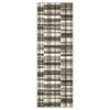 Farmhouse Plaid Area Rugs for Living Room Bedroom, Low Pile Non-Slip Modern Soft Faux Wool Carpet - 3 of 4