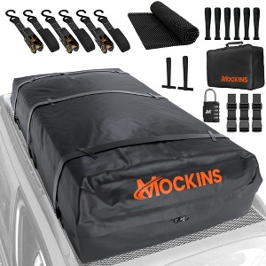 Mockins 40 Cubic Ft Roof Carrier Cargo Bag - 72"x48"x20"-Black - 1 of 4