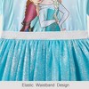 Disney Princess Frozen Girls Long Sleeve Dress for Toddlers and Big Kids - 4 of 4