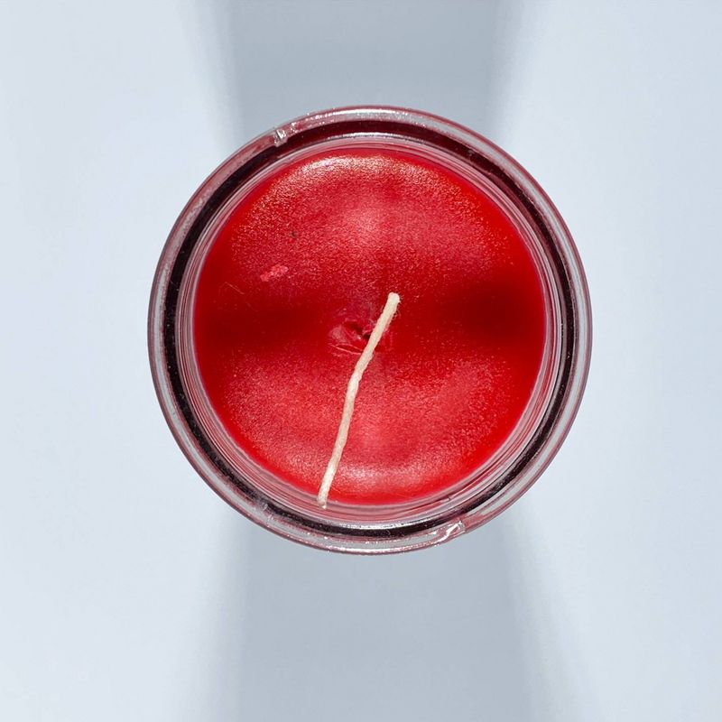 Jar Candle Red 11.3oz - Continental Candle, 4 of 5