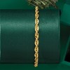 Ross-Simons 4mm 14kt Yellow Gold Rope-Chain Bracelet - 3 of 4