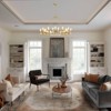 PAKOKULA 32-Light Gold Large Farmhouse Classical Wagon Wheel Chandelier - 3 of 4