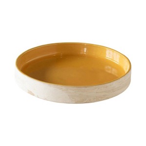 SEVOBAL Serving Platters Round Ceramic Snack Platter, Ideal for Parties, Gatherings, Family Dinners, Snack Serving Moments, Orange, 3.15"*3.15"*0.59" - 1 of 4