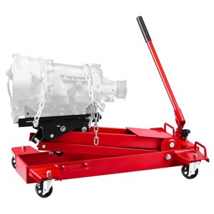 VEVOR Low Profile Floor Jack, 2200 lbs / 1 Ton Lifting Capacity Telescoping Transmission Floor Jack, 7.28-27.6 in Lifting Height, Red - 1 of 4