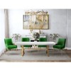 TOV Furniture Beatrix 19" Transitional Velvet Side Chair in Green - 4 of 4