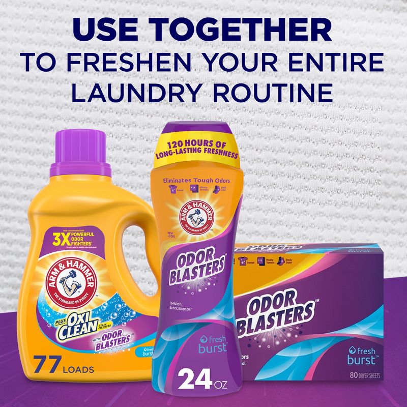 Arm &#38; Hammer Clean Scentsations In-Wash Scent Booster w/ Odor Blaster - 37.8oz, 5 of 17
