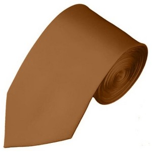 Men's Solid Color Slim 2.75 Inch Wide And 58 Inch Long Neckties - 1 of 4