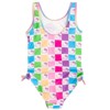 Hello Kitty Rainbow Girls UPF 50+ One Piece Bathing Suit Little Kid to Big - image 3 of 4