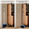 Broom and Dustpan Set for Indoor and Outdoor Use, Upright Dust Pan with Long Handle Angle Broom for Kids and Pets - 4 of 4