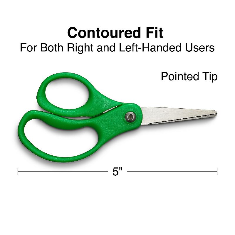 TRU RED 5in Stainless Scissor Straight Handle Rt & Lf Hand TR55054, 2 of 6