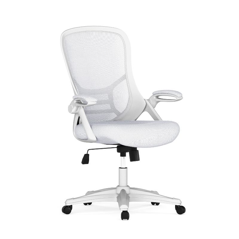 Flash Furniture High Back Mesh Ergonomic Swivel Office Chair with Flip-up Arms, 1 of 18