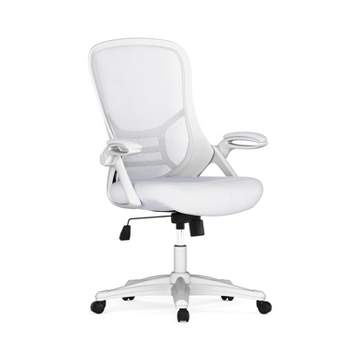 Flash Furniture High Back Mesh Ergonomic Swivel Office Chair with Flip-up Arms