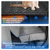 TinyHomie Back Seat Extender for Dogs with Detachable Hard Bottom, Waterproof Dog Car Seat Cover for Back Seat,Holds 400lbs - 3 of 4
