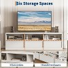 Coucheta 70 inch TV Stand for 85" TVs, Mid Century Media Console with Storage Drawer & Open Shelves, Heavy Duty Entertainment Center - 4 of 4