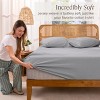 Organic Cotton Jersey Fitted Sheet by Bare Home - 3 of 4