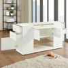 Mshliw Multi Functional Island Vanity Dresser with Glass Top Display Cabinet and 6 Drawers Storage for Walk In Wardrobe Bedroom - 4 of 4