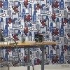 Spider-Man Cityscape Peel and Stick Kids' Wallpaper Red/Blue/Gray - RoomMates: Removable Self-Adhesive for Kids - 3 of 4