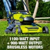 Sun Joe Walk-Behind Cordless Push Lawn Mower with Brushless Motor, 24V-X2-16LM - 2 of 4