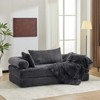 Karl Home |Modern King Size Convertible Sleeper Sofa Stackable Corduroy Sofa Bed - 4 of 4