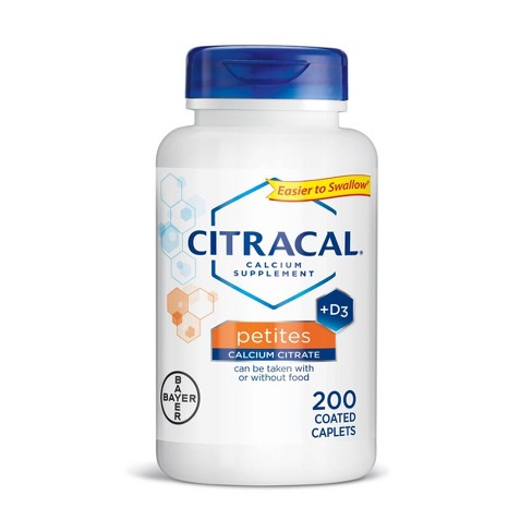 Citracal Petites Calcium & Vitamin D3 Dietary Supplement Tablets ...