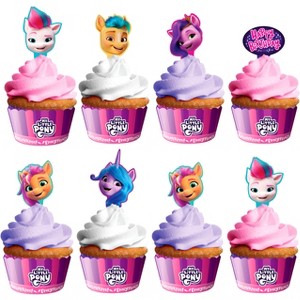 Treasures Gifted My Little Pony Cupcake Toppers & My Little Pony Cupcake Wrappers - 1 of 4