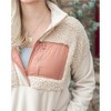 Women's Colorblock Fleece Pullover - Grace & Lace - 3 of 4