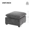 NicBex 26 inch Square Ottoman,Accent Stool with Wide Seat,Ottoman for Bedroom,Living Room,Entryway - 3 of 4