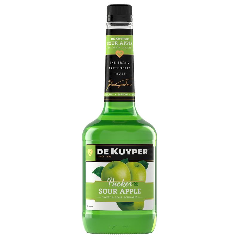 DeKuyper Sour Apple Schnapps - 750ml Bottle, 1 of 6