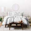 Becky Bailey Moroccan Stripe Duvet Set Black/White - Deny Designs - image 2 of 4