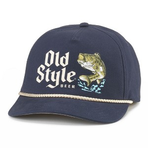 Adult Old Style Beer Big Bass Adjustable Rope Hat - 1 of 4