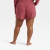 Women's Cozy Ribbed Shorts - Auden™ - 2 of 3