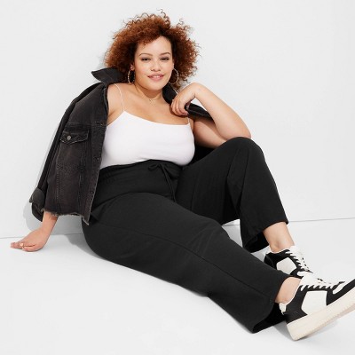 Wild Fable purple sweats  Plus size sweatpants outfit, Black