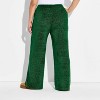 Wicked x Katie Kime Women's Graphic Sweater Pants - Emerald Green - 3 of 3