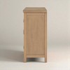 Farmhouse 4-Door Sideboard Storage Cabinet with Adjustable Shelves, Pinewood Legs, Retro Metal Handles, for Kitchen, Dining Room - 3 of 4