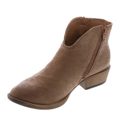 Women's Divine Tooled Leather Boots - Very G