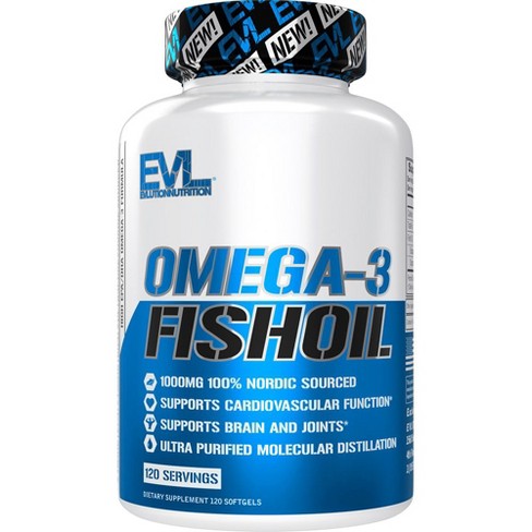 Evlution Nutrition Fish Oil - 120 Servings - image 1 of 4