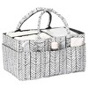 Sammy & Lou Printed Felt Storage Caddy - Herringbone - 4 of 4