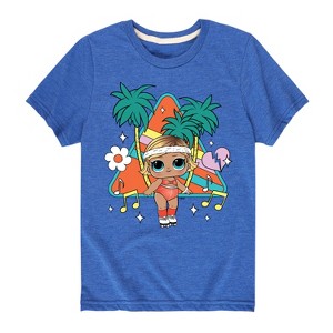 Boys' - LOL Surprise! - Boogie Babe Palm Trees Short Sleeve Graphic T-Shirt - 1 of 4