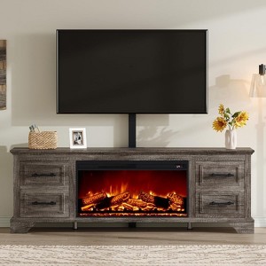 AMERLIFE 70" Fireplace TV Stand with Mount - 1 of 4
