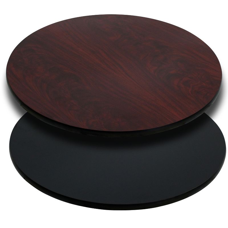 Flash Furniture 42" Round Table Top with Reversible Laminate Top, 1 of 4