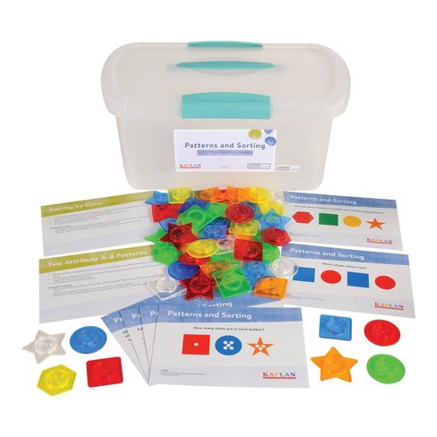 Kaplan Early Learning Patterns and Sorting School Readiness Math Toolbox - image 1 of 3