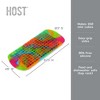 Host Mini Ice Cube Tray, Makes 160 Cubes, Durable Silicone Trays, Perfect for Cocktails, Whiskey, Margarita, Iced Coffee, Set of 1, Colored Marble - 3 of 4