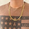 Adornia Tarnish Resistant Men's 18k Gold Plated Flat Curb Chain Necklace - 2 of 3