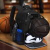 Generic Basketball Bag Backpack, Soccer Bag Backpack with External Ball Net, Basketball Equipment Bag with Separate Shoe Space - 2 of 4