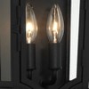 Minka Lavery Industrial Outdoor Wall Light Fixture Sand Coal 2-Light 11" Clear Glass Shade for Post Exterior Deck Porch Yard Patio - image 3 of 4