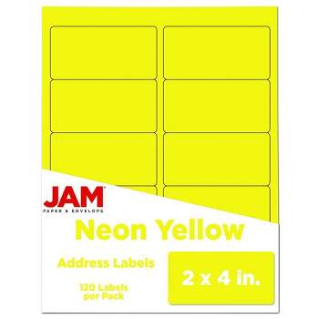 JAM Paper Mailing Labels 2" x 4" 120ct