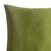 18"x18" Classic Olive Square Throw Pillow Dark Green - The Pillow Collection - 3 of 4