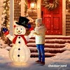4FT Lighted Christmas Snowman Decoration – Outdoor LED Yard Display with 120 Lights - 4 of 4
