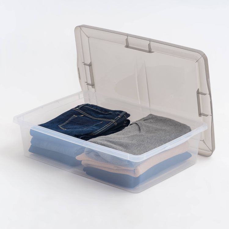 IRIS Snap Top Plastic Storage Bin, 2 of 7